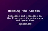 Roaming the Cosmos Explosion and Implosion in the Electronic Consciousness and Space Time Yunju Agreen Wang Temple University.