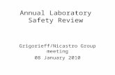Annual Laboratory Safety Review Grigorieff/Nicastro Group meeting 08 January 2010.