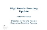 Peter Mucklow & David Clayton Education Funding Agency.
