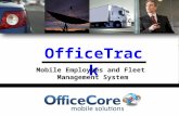 OfficeTrack Mobile Employees and Fleet Management System.