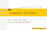 Table of Contents Exit Chapter Sixteen The Final Passage Dying and Bereavement.