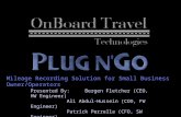 1 Mileage Recording Solution for Small Business Owner/Operators Presented By:Bergen Fletcher (CEO, HW Engineer) Ali Abdul-Hussein (COO, FW Engineer) Patrick.