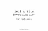 Constructionsite Soil & Site Investigation Ron Gatepain.