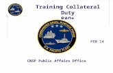 Training Collateral Duty PAOs CNSP Public Affairs Office FEB 14.