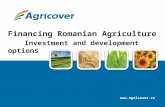 Www.agricover.ro Financing Romanian Agriculture Investment and development options.