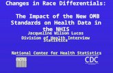 National Center for Health Statistics DCC CENTERS FOR DISEASE CONTROL AND PREVENTION Changes in Race Differentials: The Impact of the New OMB Standards.