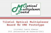 TileCal Optical Multiplexer Board 9U VME Prototype Cristobal Cuenca Almenar IFIC (Universitat de Valencia-CSIC)