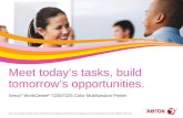 Meet today’s tasks, build tomorrow’s opportunities. Xerox ® WorkCentre ® 7220/7225 Color Multifunction Printer ©2014 Xerox Corporation. All rights reserved.