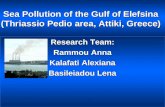 Sea Pollution of the Gulf of Elefsina (Thriassio Pedio area, Attiki, Greece) Research Team: Rammou Anna Kalafati Alexiana Basileiadou Lena.