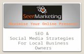 Maximise Your Online Presence SEO & Social Media Strategies For Local Business Owners.