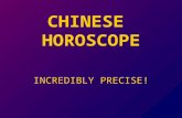 CHINESE HOROSCOPE INCREDIBLY PRECISE!. It only takes 5 MINUTEs Do not cheat !!!! Try it !! You will be amazed