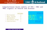 Dr I. Bojak Section Neurophysiology and Neuroinformatics  Computational brain models of EEG / MEG and fMRI signals in health and.