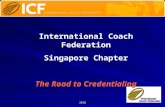 2010 International Coach Federation Singapore Chapter The Road to Credentialing.