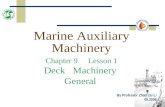 Marine Auxiliary Machinery Chapter 9 Lesson 1 Deck Machinery General By Professor Zhao Zai Li 05.2006.