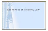 Economics of Property Law. Four Topical Areas Property Contracts Torts Criminal.