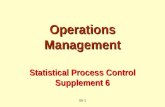 S6-1 Operations Management Statistical Process Control Supplement 6.