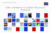 ESRC Framework to Enable Biosocial Research. Why does biology matter to social scientists? ▶ Social experiences get biologically embedded – Blood analytes.