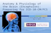 © Irene Mueller EdD, RHIA May 2, 2013.  Review Brain Anatomy and Physiology for ICD-10-CM/PCS Coding  Overlap of Circulatory and Nervous Systems  Functions.