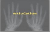 Articulations. Joint Classification Range of Motion Synarthroses Amphiarthroses Diarthroses Structure Fibrous Cartilagenous Synovial.