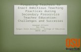 Preparing Teachers to Enact Ambitious Teaching Practices during Secondary Preservice Teacher Education: Challenges and Successes Rebekah Elliott Ron Gray.