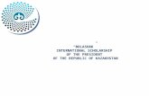 “BOLASHAK” INTERNATIONAL SCHOLARSHIP OF THE PRESIDENT OF THE REPUBLIC OF KAZAKHSTAN.