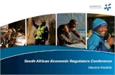 South African Economic Regulators Conference Maurice Radebe.