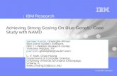 IBM Research © 2006 IBM Corporation Achieving Strong Scaling On Blue Gene/L: Case Study with NAMD Sameer Kumar, Gheorghe Almasi Blue Gene System Software,