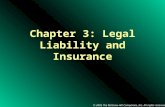 © 2005 The McGraw-Hill Companies, Inc. All rights reserved. Chapter 3: Legal Liability and Insurance.