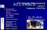 ALLIANCE Alliance Insurance (psc) Company Profile  Call: +971 4 605 1111  Mail: alliance@alliance-uae.com  Visit:  Introduction.