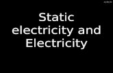 30/04/2015 Static electricity and Electricity. Static electricity Lesson 1 30/04/2015.