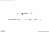 Chapter 5 Fundamentals of Electricity. Objectives (1 of 3) Define the terms electricity and electronics. Describe the atomic structure. Outline how some.