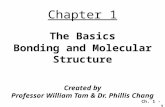 Created by Professor William Tam & Dr. Phillis Chang Ch. 1 - 1 Chapter 1 The Basics Bonding and Molecular Structure.