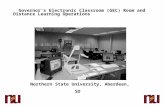 Governor’s Electronic Classroom (GEC) Room and Distance Learning Operations Northern State University, Aberdeen, SD.