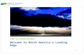 1 Welcome to North America’s Leading Edge. PRINCE RUPERT OPPORTUNITY Trade & Transportation Seminar - WTCAK October 2011.