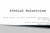 Nicole Sievert, Les Smith, Craig Mooney, Sherry Warner, Matt Nummerdor T: 1:30 Ethical Theories Presentation March 24, 2009.