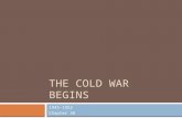THE COLD WAR BEGINS 1945-1952 Chapter 36. Postwar Economic Anxieties  The decade of the 1930s offered joblessness and insecurity, pushed the suicide.