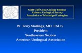 UAB Gulf Coast Urology Seminar Alabama Urological Society Association of Mississippi Urologists W. Terry Stallings, MD, FACS, President Southeastern Section.