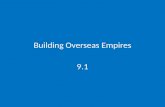 Building Overseas Empires 9.1. The New Imperialism: Section 1 Note Taking Transparency 160 4 of 6.