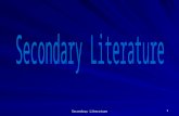 Secondary Literature 1. 2 Introduction Secondary literature indexingabstracting Primary literature services.
