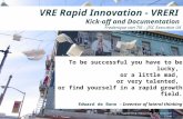 Joint Information Systems Committee 01/05/2015 | Supporting education and research | Slide 1 VRE Rapid Innovation - VRERI Kick-off and Documentation Frederique.
