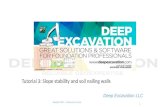 Tutorial 3: Slope stability and soil nailing walls Deep Excavation LLC DeepEX 2015 – Advanced course 1.
