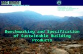 ENVIROSPEC Benchmarking and Specification of Sustainable Building Products ENVIROSPEC is the environmental division of ELECTONIC BLUEPRINT.
