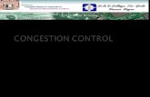 1.  Congestion Control Congestion Control  Factors that Cause Congestion Factors that Cause Congestion  Congestion Control vs Flow Control Congestion.