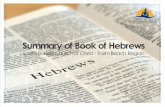 Summary of Hebrews Chapter 10 Presented by: John Hanes.