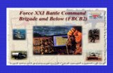 Force XXI Battle Command Brigade and Below (FBCB2) Communications System Purpose Background Specifications Applications The Future?