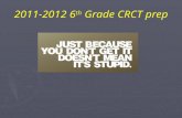 2011-2012 6 th Grade CRCT prep. Included in this PowerPoint presentation is every Ga. Performance Standard for 6 th grade Social Studies (except reading.