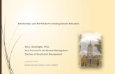 Scholarships and Aid Related to Undergraduate Education Ann J. Korschgen, Ph.D. Vice Provost for Enrollment Management Division of Enrollment Management.