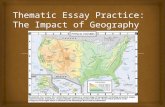 E. Napp.   Many important events in United States history have been influenced by geography. Geographic factors or conditions include location, size,