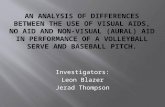 Investigators: Leon Blazer Jerad Thompson.  Purpose:  Analyze current methods of teaching pitching and serving using visual aids  Desired Effects Rope.