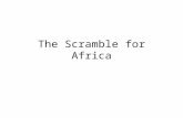 The Scramble for Africa. The New Imperialism New Imperialism was not based upon the settlement of colonies Europeans wanted to directly govern Driven.